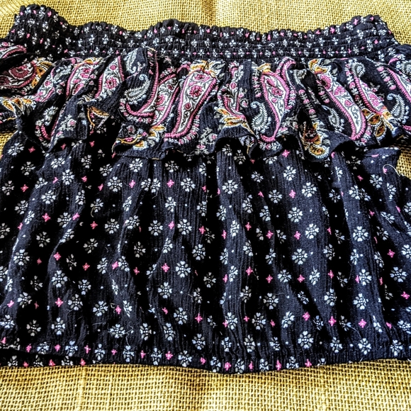 Cute Sweet Summer Hippie Vibes Ruffle Crop Top Fun - Picture 5 of 14